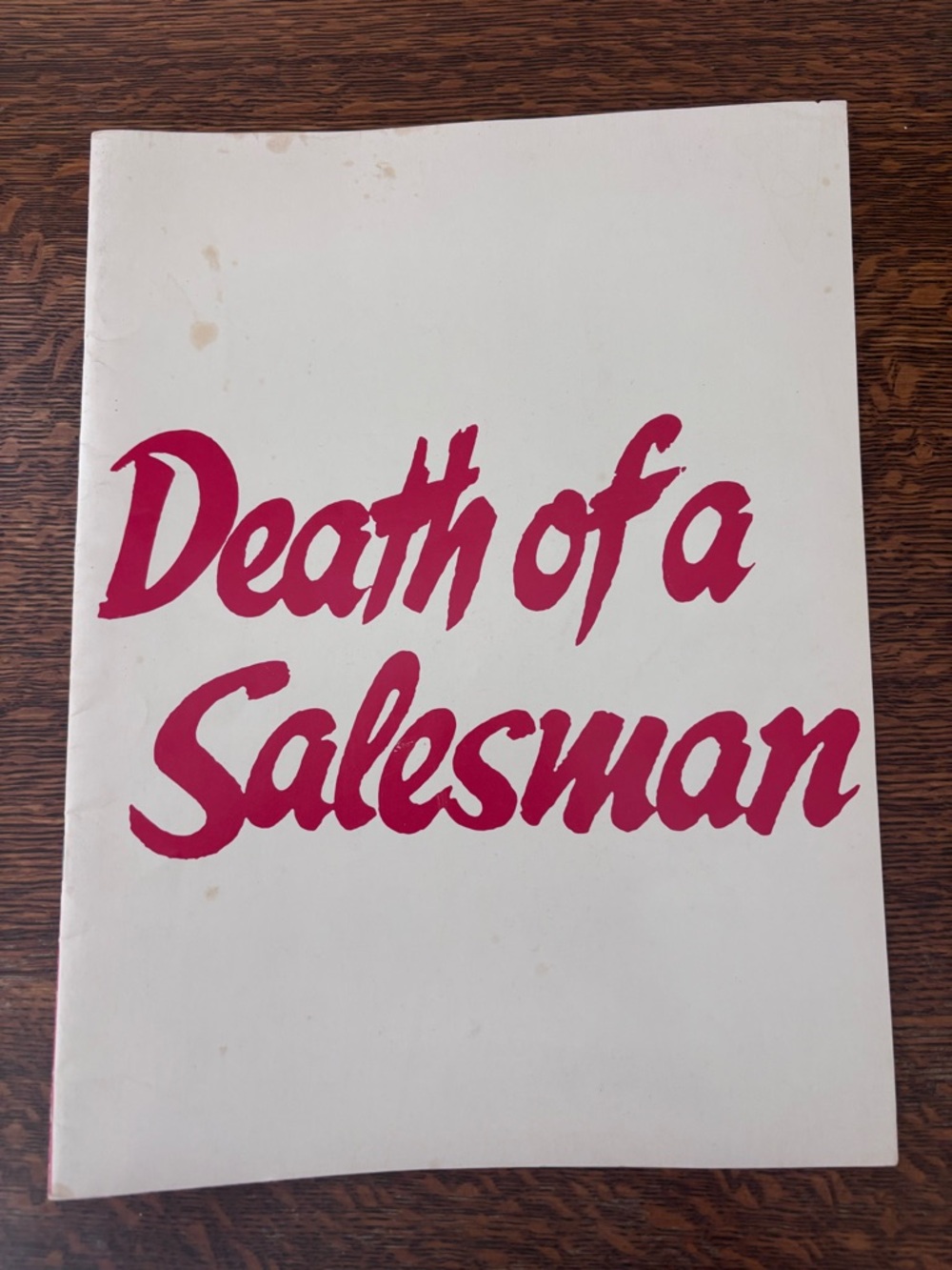 Death of a Salesman Playbill
